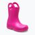 Children's wellingtons Crocs Handle It Rain Boot Kids pink crush