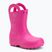 Children's wellingtons Crocs Handle It Rain Boot Kids pink crush