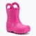 Children's wellingtons Crocs Handle It Rain Boot Kids Toddler pink crush