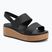 Women's Crocs Brooklyn Cork Low Wedge sandals black/black