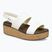 Women's Crocs Brooklyn Cork Low Wedge chalk sandals