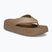 Women's flip-flops Crocs Gateway Platform milk chocolate