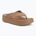Women's flip-flops Crocs Gateway Platform milk chocolate