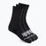 Socks HOKA Quarter Run Sock 3-Pack black/black/black