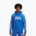 Men's sweatshirt Under Armour Rival Fleece Colorblock Hoodie blue atlantis/white