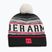 Men's winter hat Under Armour Halftime Pom Beanie stone/racer red/black