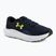 Men's running trainers Under Armour Charged Surge 4 washed navy/black/hi-vis yellow