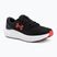 Men's running shoes Under Armour Charged Surge 4 black/anthracite/racer red