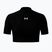 Women's training T-shirt Under Armour HeatGear Crop Mock ultimate black/white