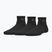 Women's socks Under Armour Vanish 3 Pack ultimate black/ultimate black/castlerock