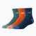 Socks New Balance Active Cushion Quarter 3 pairs print/pattern/misc