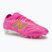 Football boots New Balance Tekela Pro Low V5 FG pink heat/metallic gold/pink satin