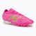 Football boots New Balance Tekela Team Low V5 FG pink heat/metallic gold/pink satin