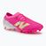 Football boots New Balance Furon Pro V8 FG pink heat/sea salt/gold metallic