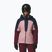 Women's ski jacket Columbia Liftline eraser pink/collegiate navy/rich wine