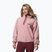 Women's fleece sweatshirt Columbia Helvetia II Cropped Half Snap Fleece eraser pink/fig/rich wine