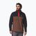 Men's sweatshirt Columbia Steens Mountain Half Snap II tobacco/black/mtn red