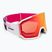 Ski goggles Salomon S/View 3 white/ml mid red