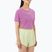 Women's running top Salomon Sense Aero SS Tee GFX iris orchid/acid lime