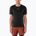 Men's running shirt Salomon Sense Aero GFX Tee SS deep black/black beauty