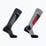 Ski socks Salomon S/Access 2-Pack anthracite/light grey