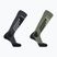 Ski socks Salomon S/Access 2-Pack anthracite/deep lichen green