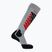 Ski socks Salomon S/Access light grey/black/fiery red
