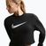 Women's training sweatshirt Nike Pro Dri-Fit Crew Neck black/metallic silver/white