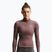 Women's training sweatshirt Nike One Fitted Dri-Fit Full-Zip burgundy tattoo/white