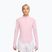 Women's running long sleeve Nike Tempo Swoosh Run Dri-Fit 1/4-Zip pink foam/white