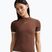 Women's T-shirt Nike Gloss Fitted Top light chocolate