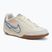 Men's football boots Nike Tiempo Streetgato PRM IC coconut milk/gum medium brown/blue crystal