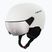 Children's ski helmet HEAD Yuki Visor Jr marshmallow/silver/red