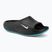 Men's slides Nike ReactX Rejuven8 black/gamma blue/metallic silver