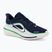 Nike Winflo 12 running shoes midnight navy/green spark/summit white