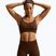 Women's shorts Nike Pro Seamless High-Waisted Biker 5" cacao wow