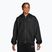 Women's sweatshirt Nike Studio Fleece Medium Weight Oversized Full Zip total black/sail