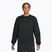 Women's sweatshirt Nike Studio Fleece total black/sail