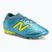 Children's football boots New Balance Tekela Team V5 FG metallic blue/alkaline green