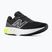 Women's running shoes New Balance Fresh Foam 520's V9 black cement/dark silver metallic/pink salt