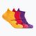 Socks HOKA No-Show Run Sock 3-pack egg yolk/cerise/virtual violet