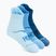 Socks HOKA No-Show Run Sock 3-pack hazy blue/soft cobalt