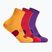 Socks HOKA Quarter Run Sock 3-Pack egg yolk/cerise/virtual violet