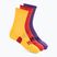 Socks HOKA Quarter Run Sock 3-Pack egg yolk/cerise/virtual violet