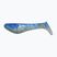Rubber bait Relax Hoof 1 Standard 8 pcs blue-blue pearl silver glitter BLS1-S