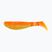 Relax Hoof 3 Laminated rubber lure 4pc orange chartreuse-silver glitter BLS3-L