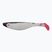 Rubber lure Relax Hoof 6 Red Tail 3 pcs black-white BLS6-S