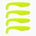 Rubber bait Relax Terminator 3 Standard 4 pcs chartreuse RT3-S