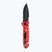 Travel knife TB Outdoor CAC Serration Manche Toxifie PA6 GF red