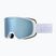 Ski goggles Cairn Glide Pure mat white sky
